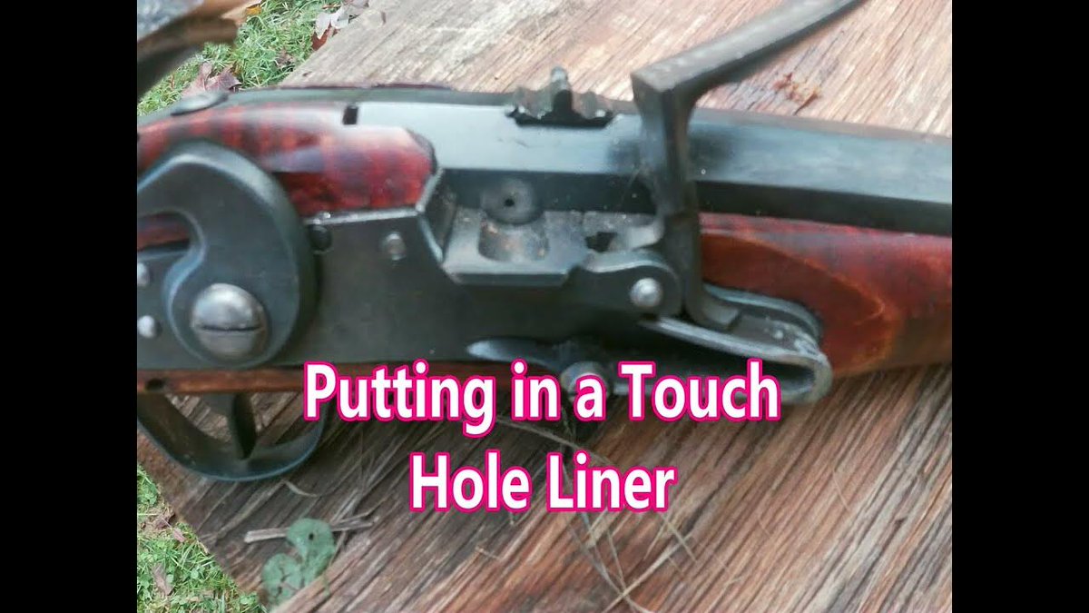 Don’t forget to apply lining to your touch hole.