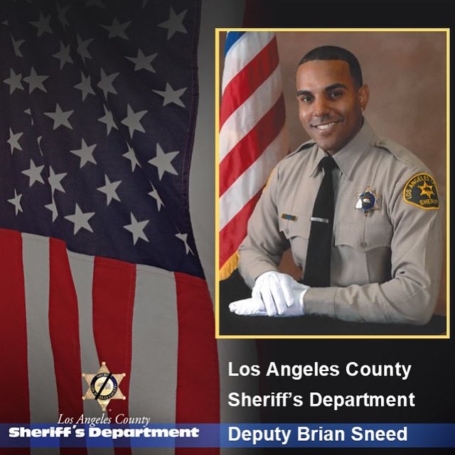 LASDHQ's tweet photo. We are deeply saddened to announce the death of Deputy Brian Sneed, who passed away off-duty on Friday, February 13, 2026. Brian was sworn in as a Deputy Sheriff in 2014 and prided himself in serving the community of West Hollywood. Known by his friends and colleagues for his humility and commitment to his profession, Brian’s presence will be deeply missed.  
 
Brian is survived by his wife, parents, and siblings.  
 
Our @LASDHQ family is mourning his loss, and our thoughts and prayers are with his loved ones and partners during this difficult time.
 
May Brian rest in peace.