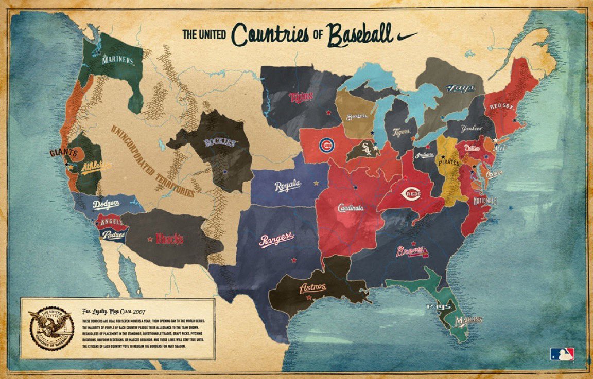OleTimeHardball's tweet photo. "The United Countries of Baseball" https://t.co/b3zIpWTpmA