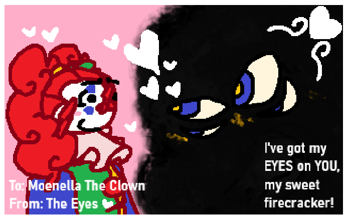 GhostttPog's tweet photo. was really hoping for the valentinesisode to be silly but i guess i gotta do everything around here .., SIIGHHH !!

anyways. listen to me and my rarepair. moe/eyes. please,
#AReGect #ReGect (idk what else to add LOL) https://t.co/JjndXSqE1M