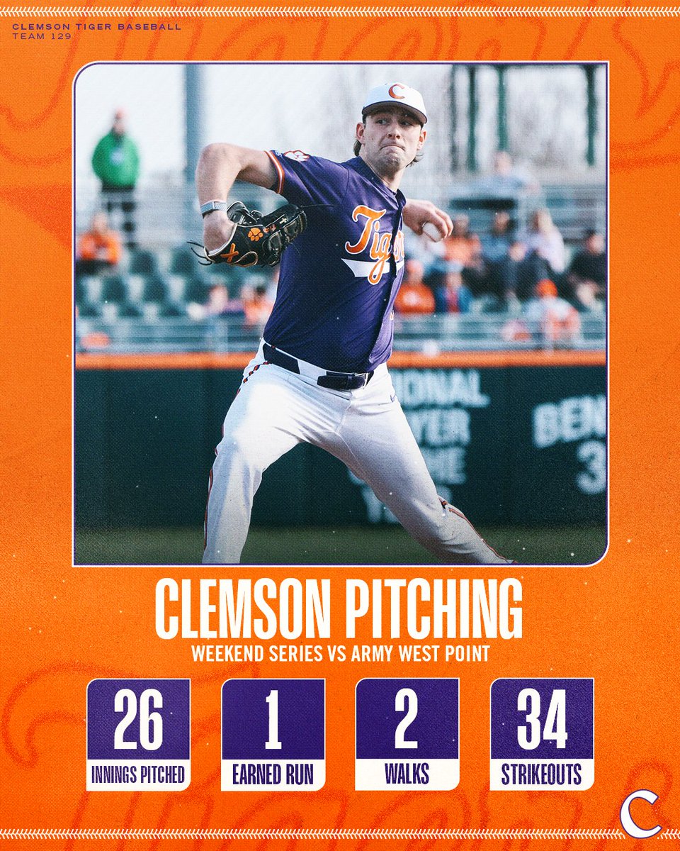 ClemsonBaseball's tweet photo. The staff shoved on opening weekend https://t.co/CyqsHj40Eb