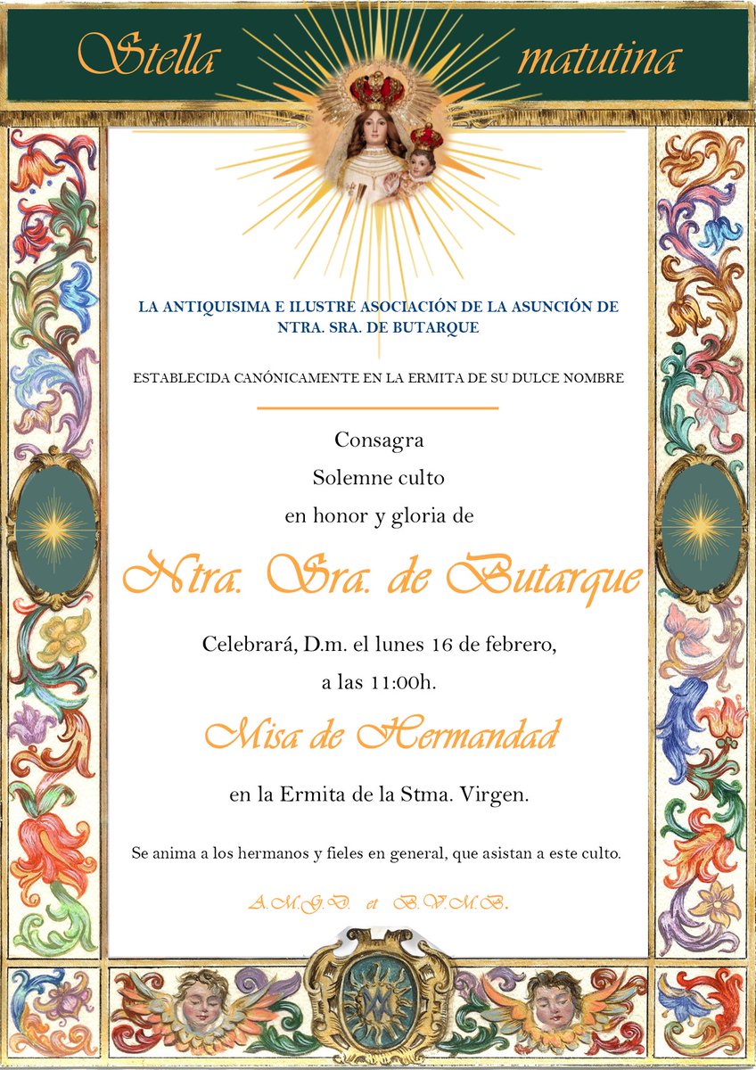#EVANGELIODELDÍA 📖 |

☘️ ¡Feliz VI Domingo del Tiempo Ordinario, hermanos! 

🤔 Os recordamos hermanos, que mañana celebraremos la #misadehermandad del mes de febrero. 

#EstrelladelaMañana⭐