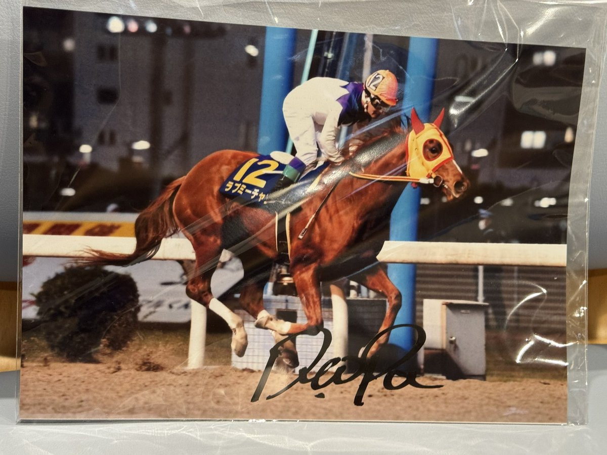 昨日、笠松歴史未来館の「午・馬・ウマ展」でのアンケートで当選した