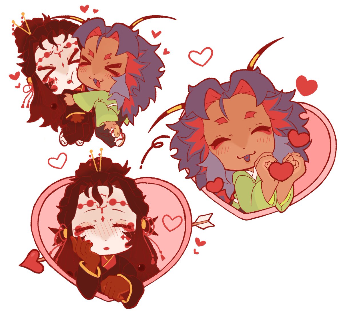 somewhat late valentines day art... i miss ryugoki
#knyoc #knytwt