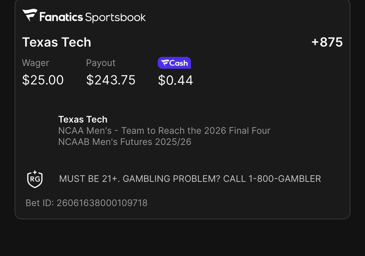 Ricky3balls's tweet photo. @Return_Of_RB Great final four value! https://t.co/MZ4HBPTDFp