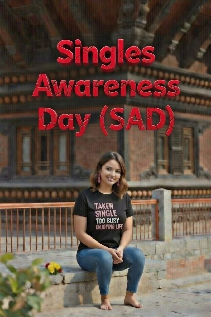 abiralbrt1's tweet image. कसैको 'आधा' हुनुभन्दा 
आफैमा 'पूर्ण' हुनु ठीक छ
मलाई सर्वतन्त्र स्वतन्त्रता र 
आत्म सम्मान प्याराे छ ...✌️
#AntiValentinesDay
#SelfFirst
#SoloAndProud
#HappySADDay
✌️👑🤘🥳🧿
शुभ प्रभात 𝕏 दुनियाँ 🌄🥳
#FreshStart 
#StayPositive
#NepalLife
#abiralbrt