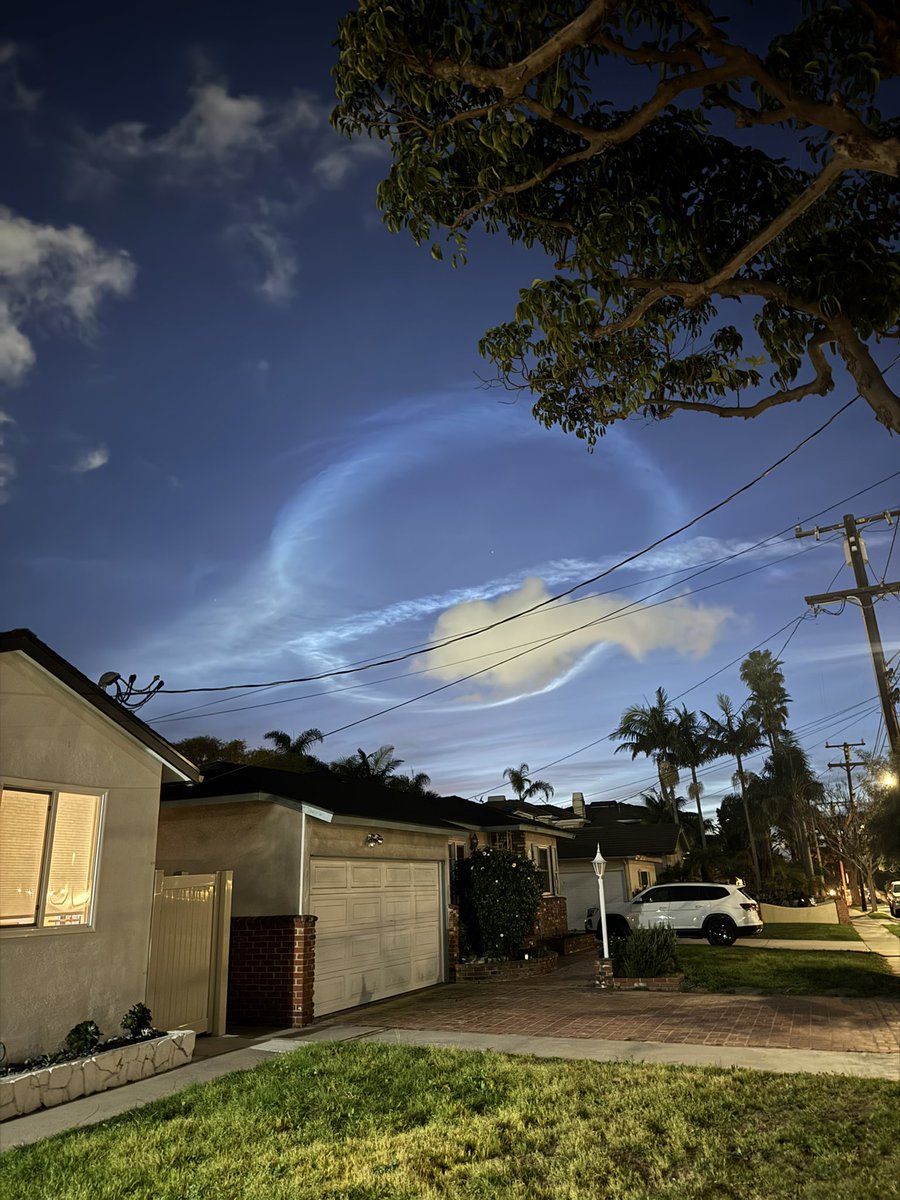 Anyone know what this could be or what caused it? Above my house in El Segundo, CA.