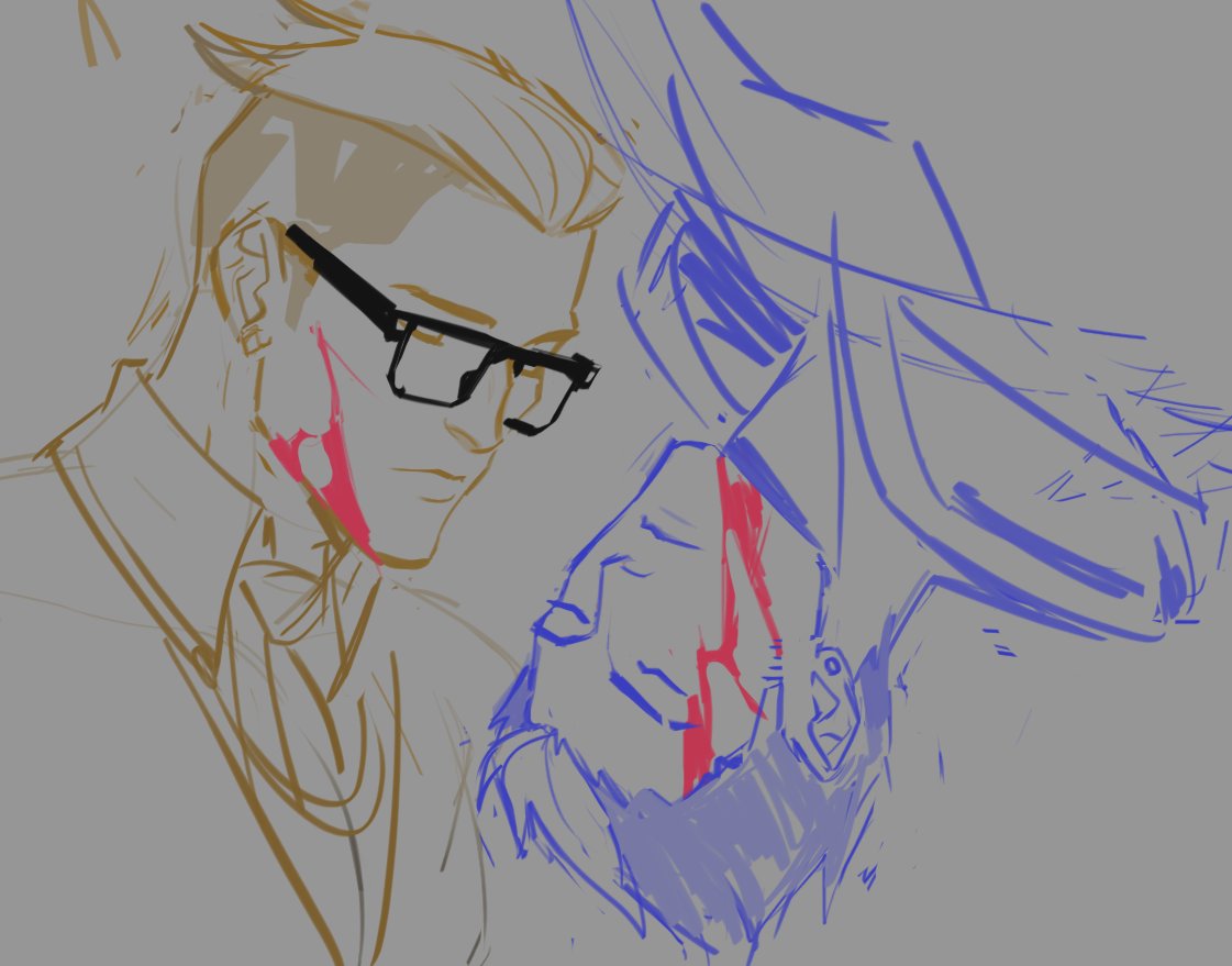 astrodid's tweet photo. i couldnt draw today but i did wanna draw them, so have my bloody valentine doodle🤠 #yomber https://t.co/0UNL5dDfem