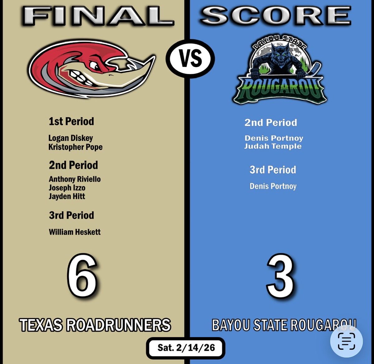 Texas RoadRunners tweet media