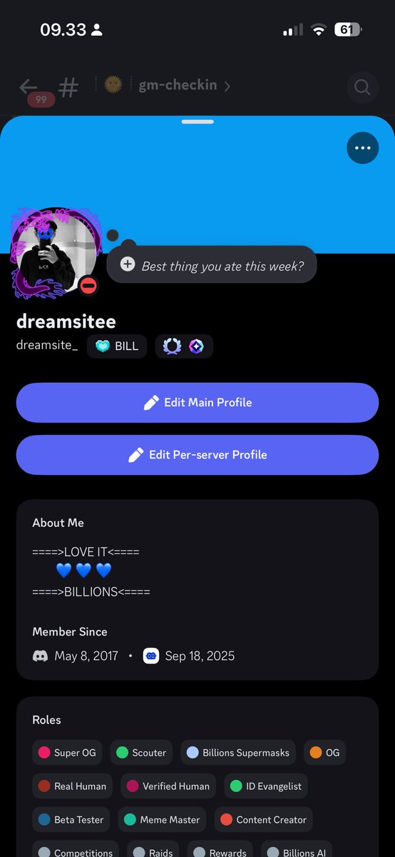 Community check ✅ 

<a href="/billions_ntwk/">Billions</a>

I'm an active member 🔥