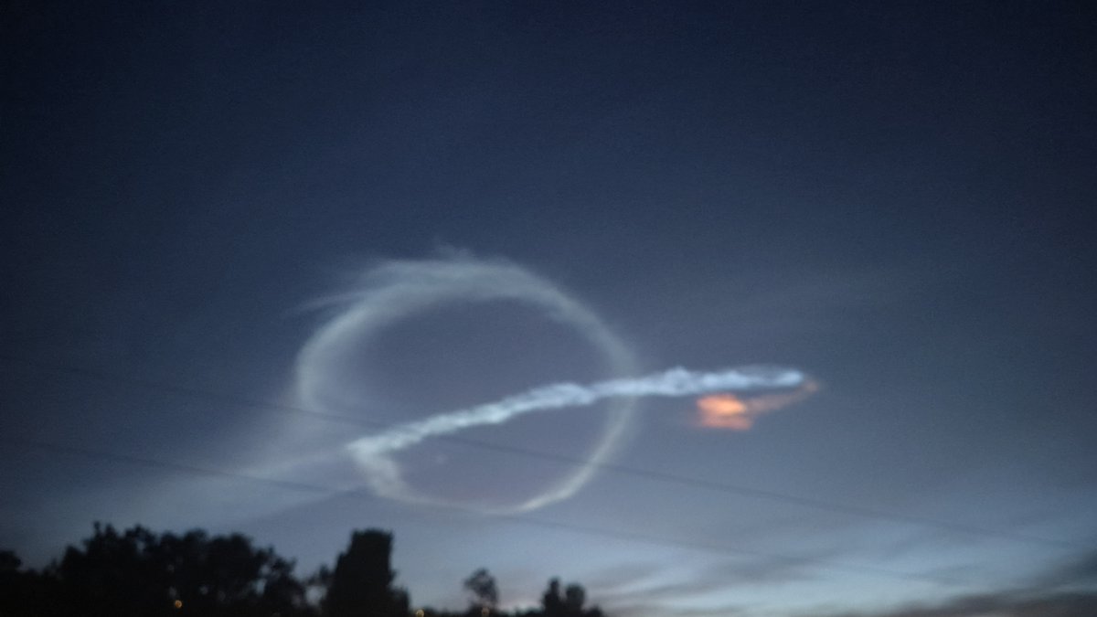 What just blew up 0n California coast?  WTF? Took off, made full circle, made a 90 degree turn, went straight, went 360, going back and exploded? <a href="/elonmusk/">Elon Musk</a> is this a spacex launch? It just lit up sky!