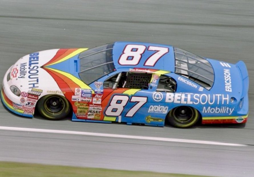 LegendsNascar's tweet image. Joe Nemechek won the 1998 NAPA Auto Parts 300 at Daytona 28 years ago today. 🏁

#FrontRowJoe 🏁