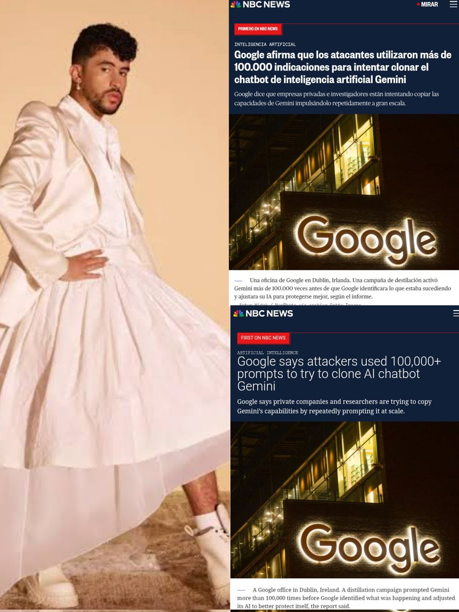 ¿Estará la maquinaria de Bad Bunny detrás de este ataque contra Gemini IA? Todo comienza a ser parte de esa suprageocomunicacionalidad en una gran industria que llevan adelante con su principal esperpento de dominación pensativa