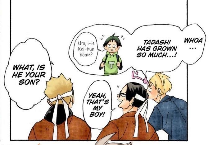 you’re a big boy.       No more
now                            Shimada’s little boy