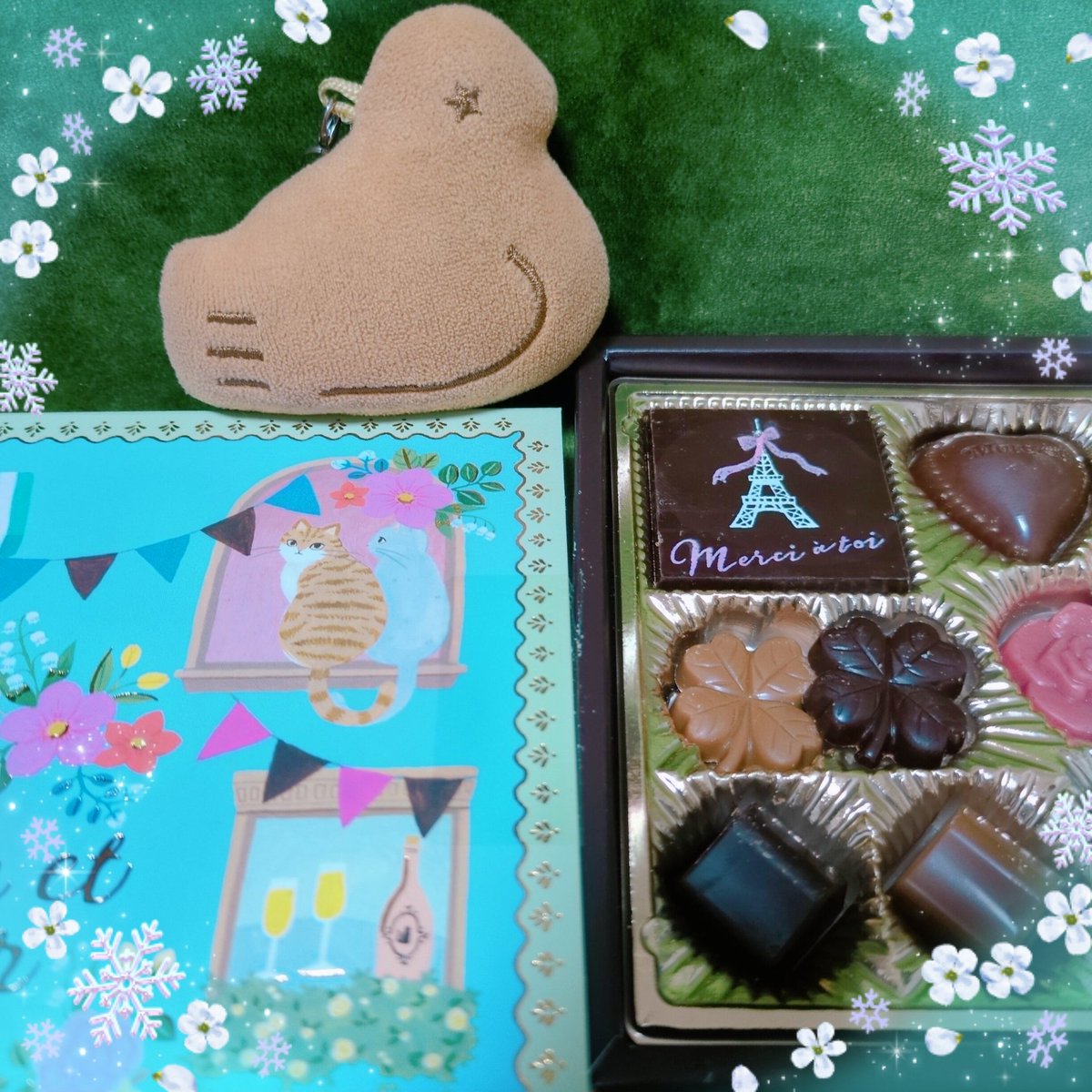 宝月いちちゃんから素敵なバレンタインチョコと、ご自分では合わなかっ