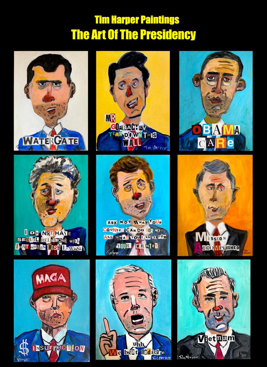 The Art of the Presidency. Check out my new NFTs launching on Monday, President’s Day. Presidents in our lifetime and the crazy things they say or do that we remember them. Happy President’s Day weekend to you all.