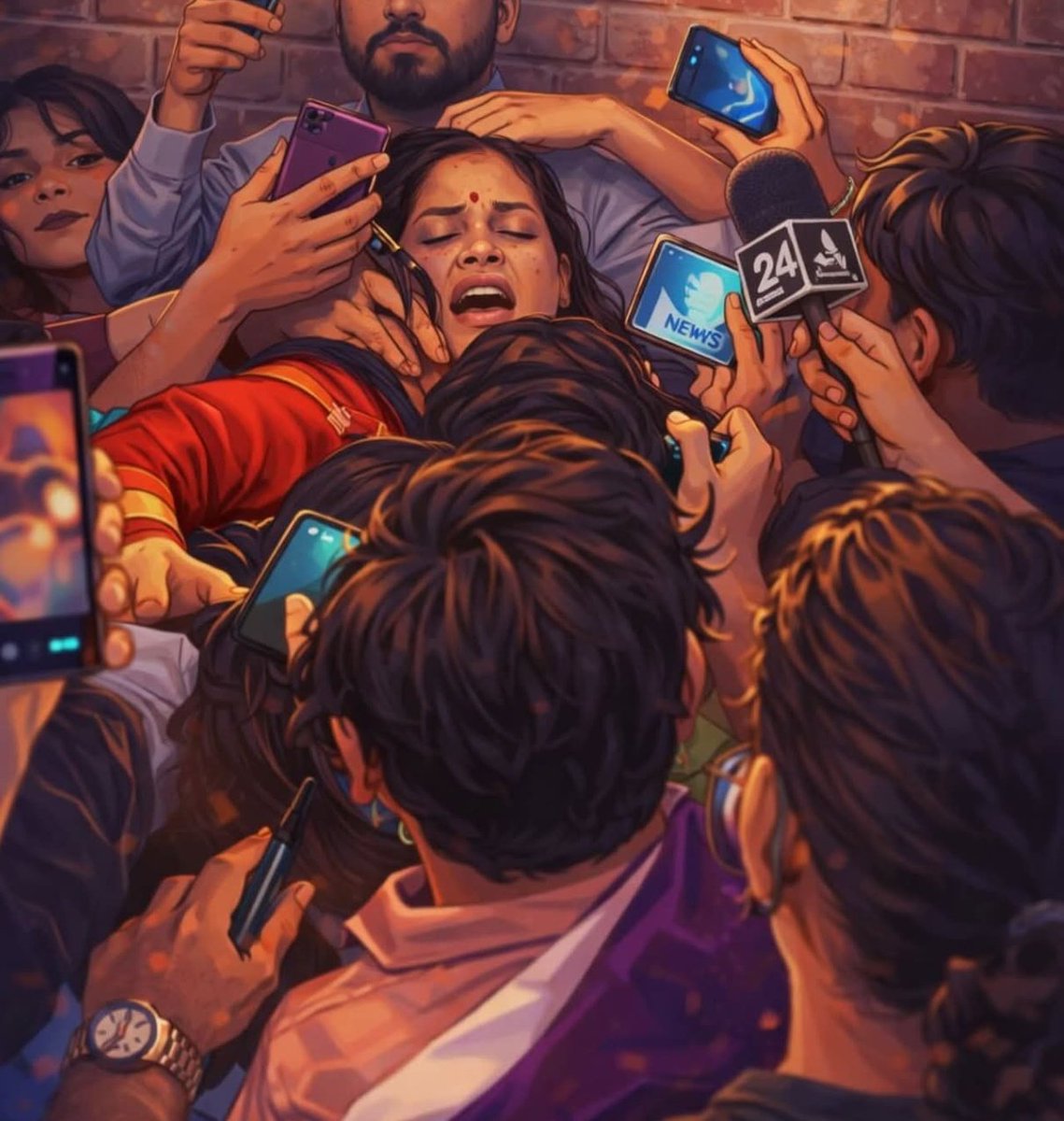 दिल्ली में डबल इंजन सरकार होने के बावजूद तुष्टिकरण इस हद तक बढ़ चुका है कि सामान्य वर्ग की बेटियों के साथ हुए अपराधों पर भी सत्ता और पुलिस की चुप्पी है।

जिन्हें बंगाल में हर घटना में हिंदू दिखाई देता है। उन्हें दिल्ली में रुचि तिवारी जैसे मामलों पर कुछ भी दिखाई नहीं देता।