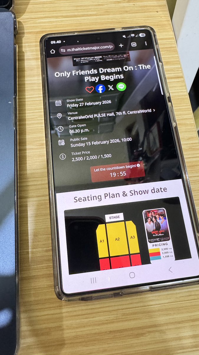 Semalam sakit kepala karna DYTD
Hari ini apakah mimisan karena OFDO
Please dapat…
Gw lagi bisa ke bangkok event ini 🙏🏻

#OnlyFriendsDreamOn 
#JossGawin #จอสกวิน