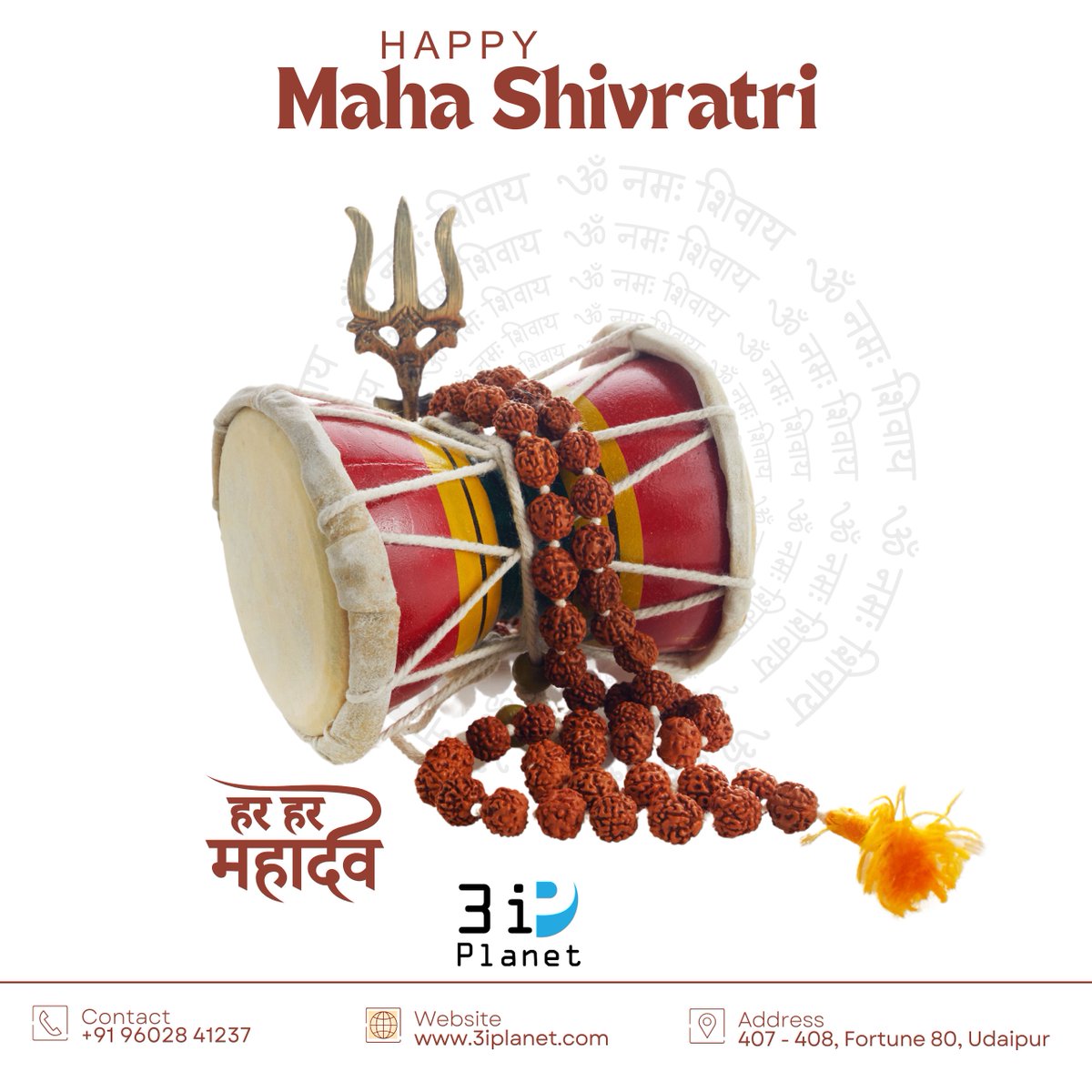 Happy Maha Shivratri 2026
🙏 May Lord Shiva bless you with peace, power, and success. 3i Planet wishes you growth and positivity in every step of life.
3iplanet.com
#3iPlanet #HappyMahaShivratri2026 #MahaShivratri #HarHarMahadev #LordShiva #ShivShakti #SpiritualVibes