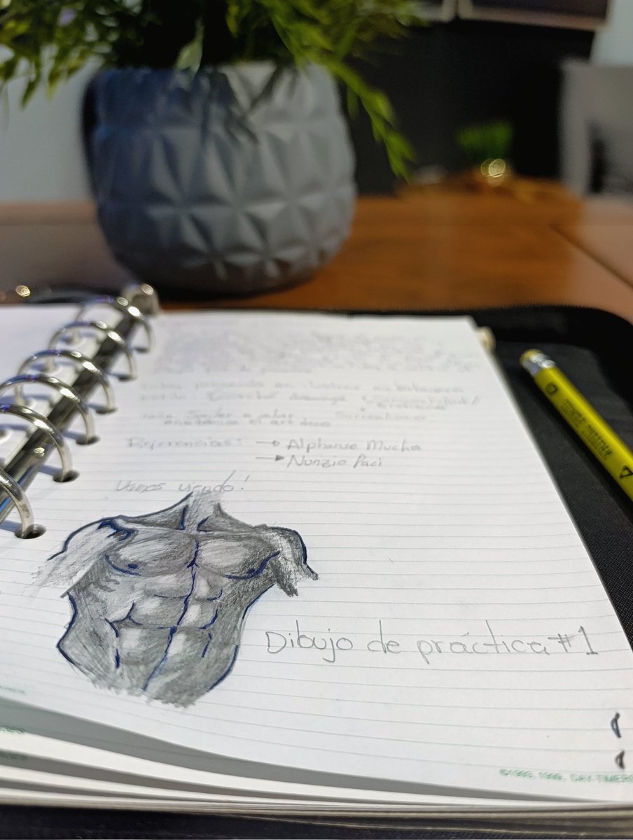 Dibujo de práctica #1, vamos viendo si se logra mejorar...