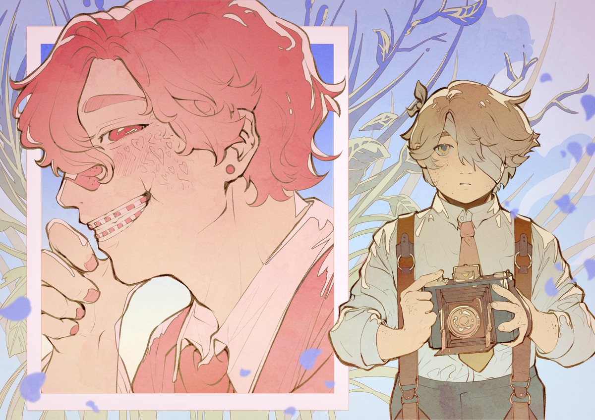 Art by teapotpigeon (Tumblr)

#Olikase #Vocaloid #Vocaloid_Oliver #VOCALOIDFukase