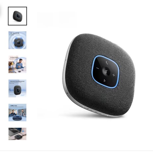 LisaFashionFit's tweet photo. Anker PowerConf S3
-6-Mic Array: 360° voice pickup.
-24H Talk Time: Long-lasting calls.
Clear meetings, zero noise.
Shop - https://t.co/NDpd6dRobj
#Anker #PowerConf #RemoteWork
#TechDeals #USTech https://t.co/dU5xLz2Swf