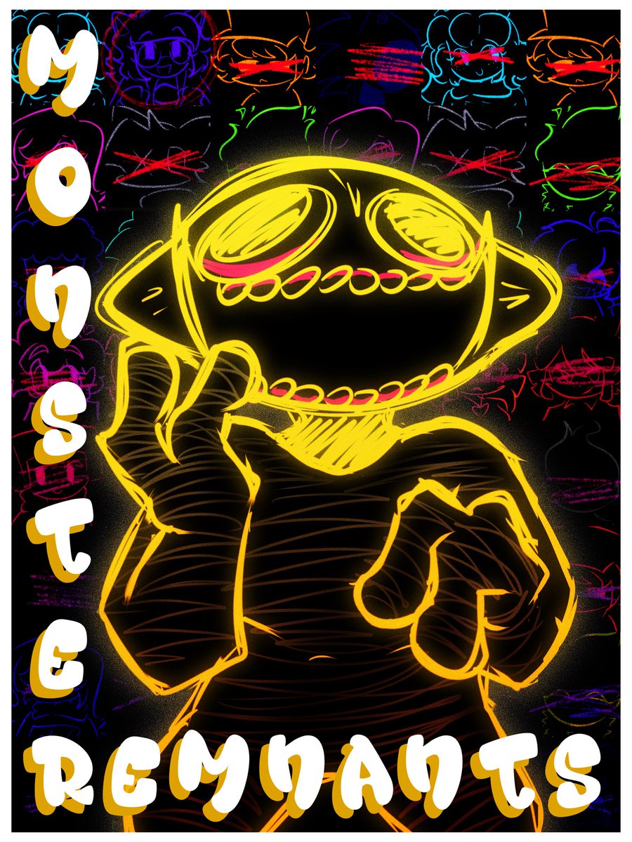 "We are remnants of what once was...."

REMNANTS MONSTER WOOO!!!! 🍋👹

<a href="/FunkinRemnants/">Funkin' Remnants</a> 
#fnf #fridaynightfunkin #art