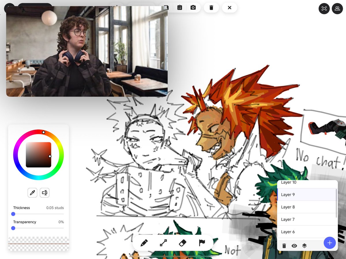 SillyBilly431's tweet image. Watching yt while eating + DRAWIMG #multitasking