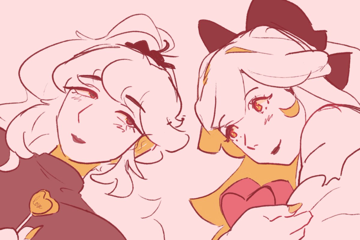 Wishing you a very happy valentines 💝 

Sketch by <a href="/cryolei/">Kosi Ulasi 🫧🔆</a>