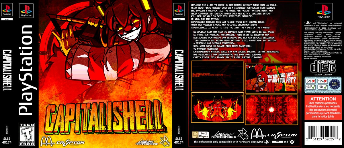 look at my funny ps1 cover art
#MCDSYS