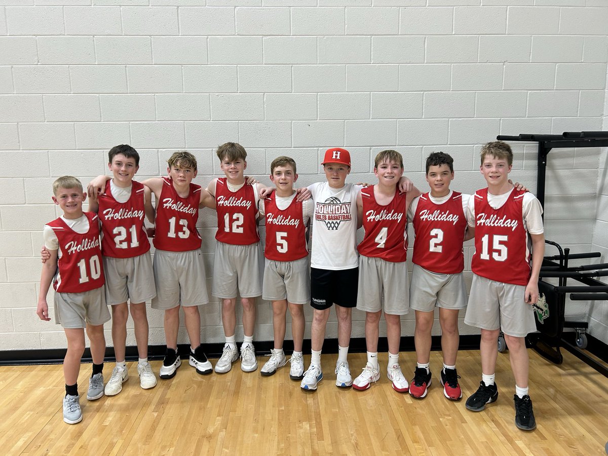 Jr High basketball finished up with the District tournament today. 8th grade won the Championship and 7th grade finished 3rd. Very proud of both groups! <a href="/HollidayISD/">Holliday ISD</a> <a href="/Holliday_HMS/">Holliday Middle School</a> <a href="/ACNsports/">Archer County News Sports</a>