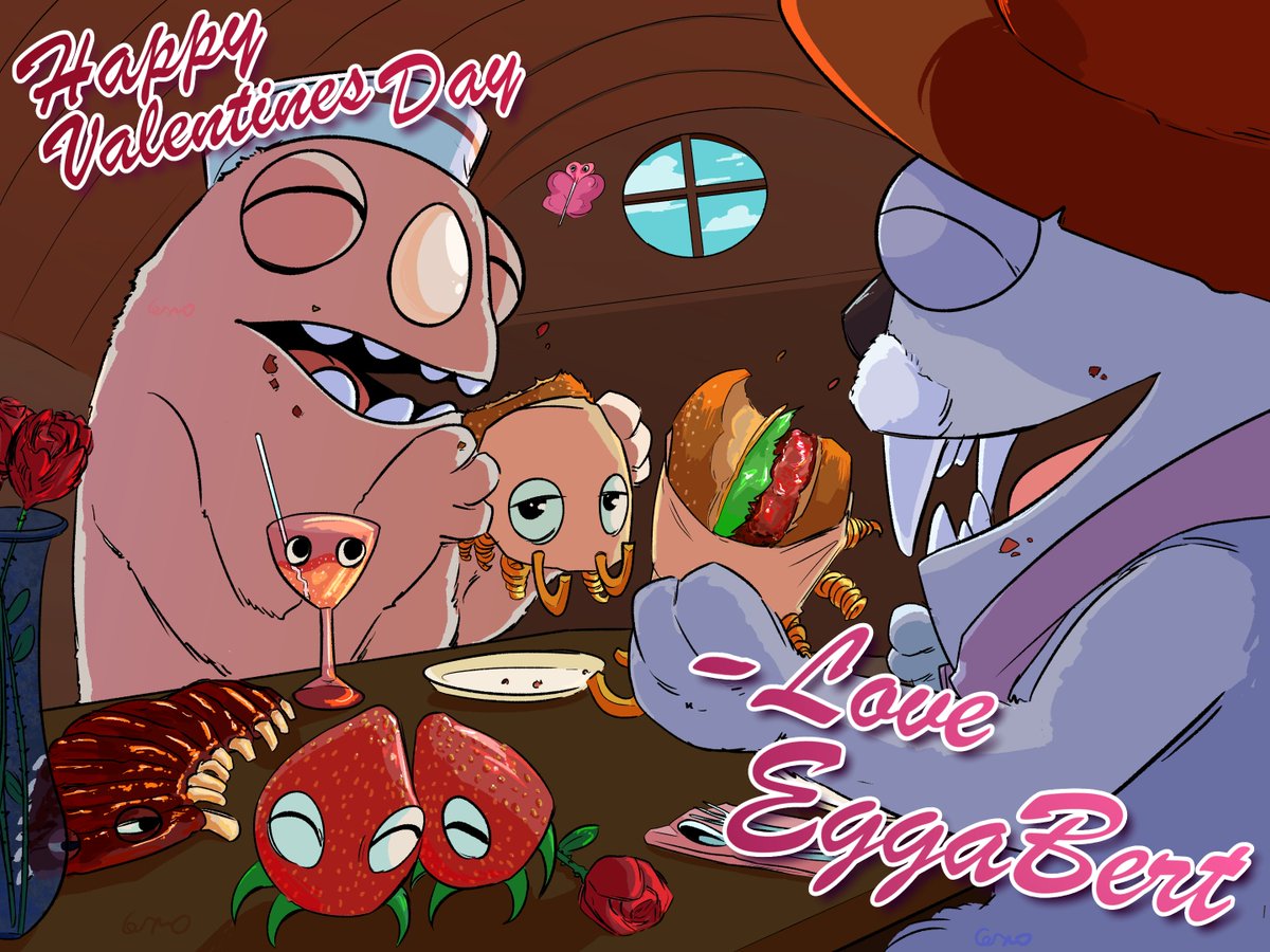 It's valentines day! 
#bugsnax #valentinesday #eggabert