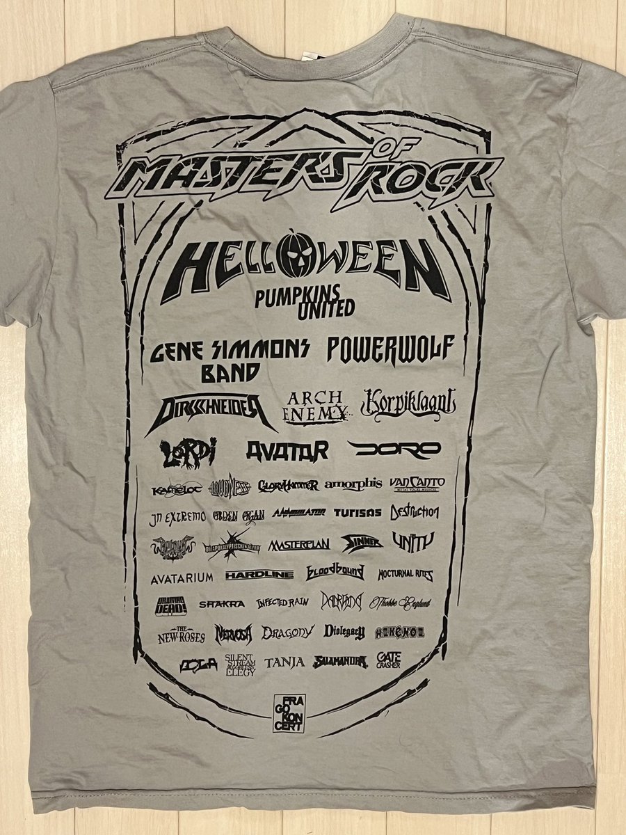 tatsurocker's tweet image. 2018年MASTERS OF ROCKの Tシャツ。LOUDNESSが出てたんですね。
昨年末のHMサウンドハウスにて新品未使用の状態でお安く購入。

#MASTERSOFROCK
#LOUDNESS
#HELLOWEEN