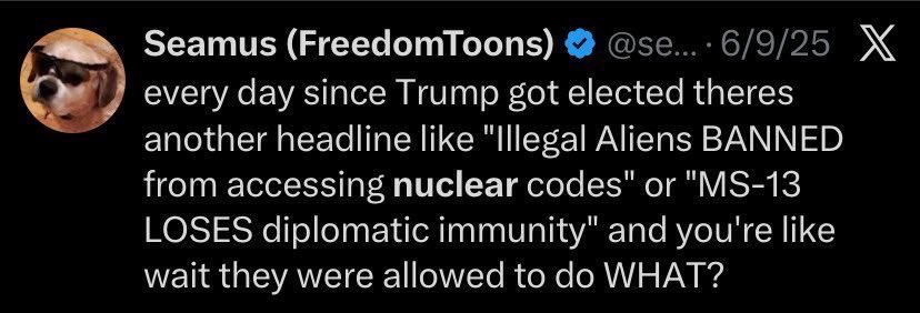 It is impossible to satirize the insanity of what has been happening in this country.