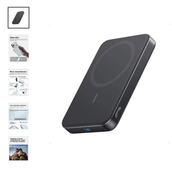 AliProdcuts's tweet image. Anker MagGo 10,000mAh

-Snap &amp;amp; Charge: Ultra-slim magnetic attachment.
-10,000mAh Power: Ergonomic 7.5W portable charging.

Slim power, magnetic grip.
Order - s.click.aliexpress.com/e/_c3bScqnH

#Anker #MagGo #MagSafe 
#PowerBank #USTech