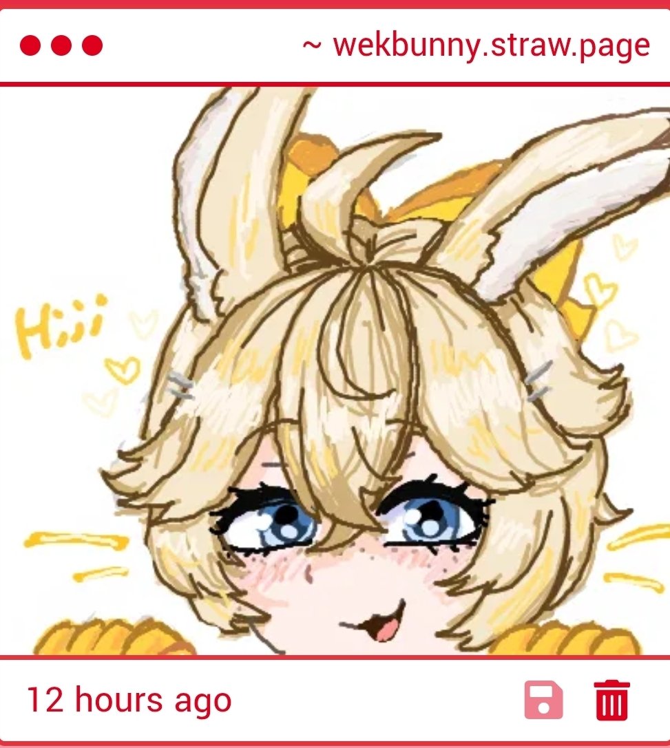 wek 🍮🐇 bunnygirl vtuber tweet media