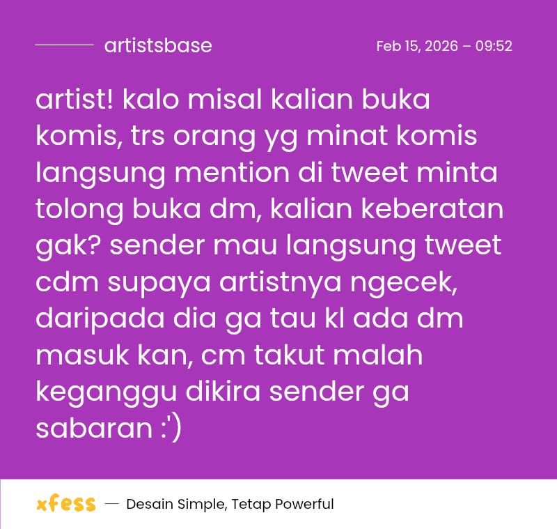 Artist’s Base tweet media