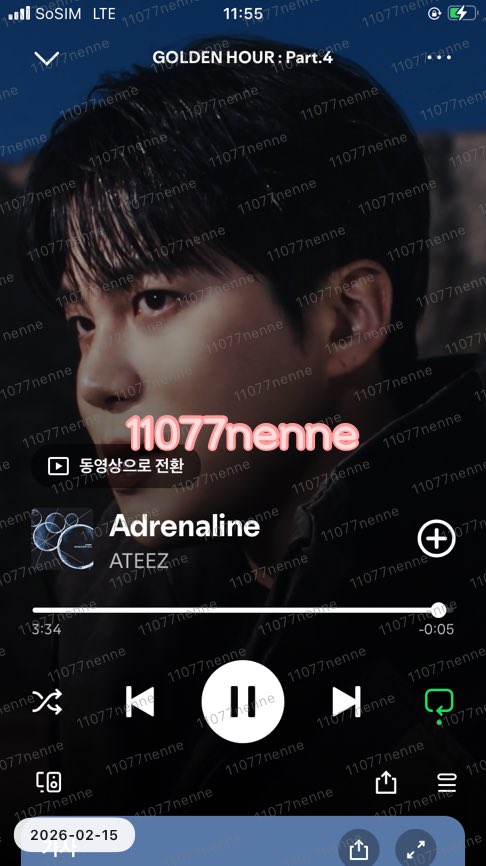 11077nenne's tweet photo. @STATIONHEAD 260215 11시
스포티파이

@STATIONHEAD
#ATEEZ #에이티즈
#GOLDENHOUR #GOLDENHOUR_Part4 #Adrenaline #스밍_활활_타오르게 🤩 https://t.co/w27xWioCub