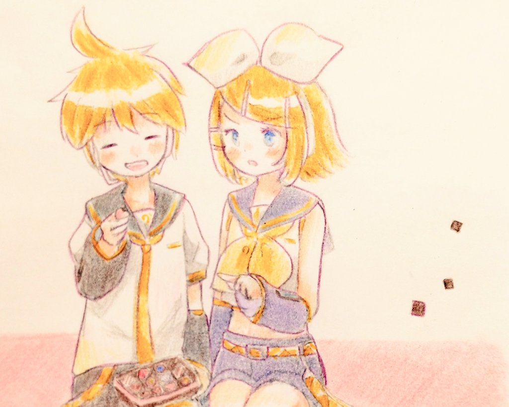 遅れましたが…Happy Valentine💕
＃鏡音リン ＃鏡音レン