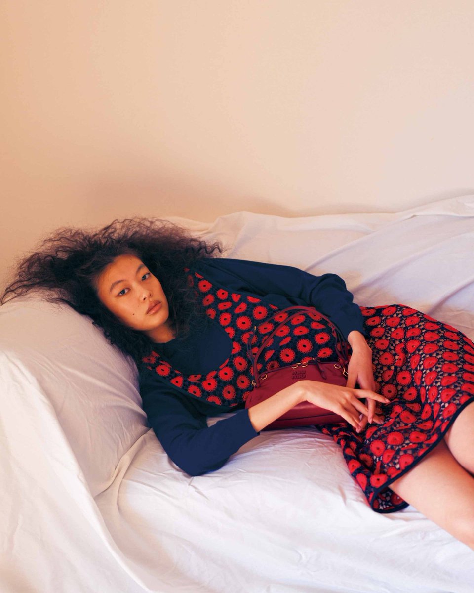 ストライプジャージ miu 【お値下げ中】miu レッド