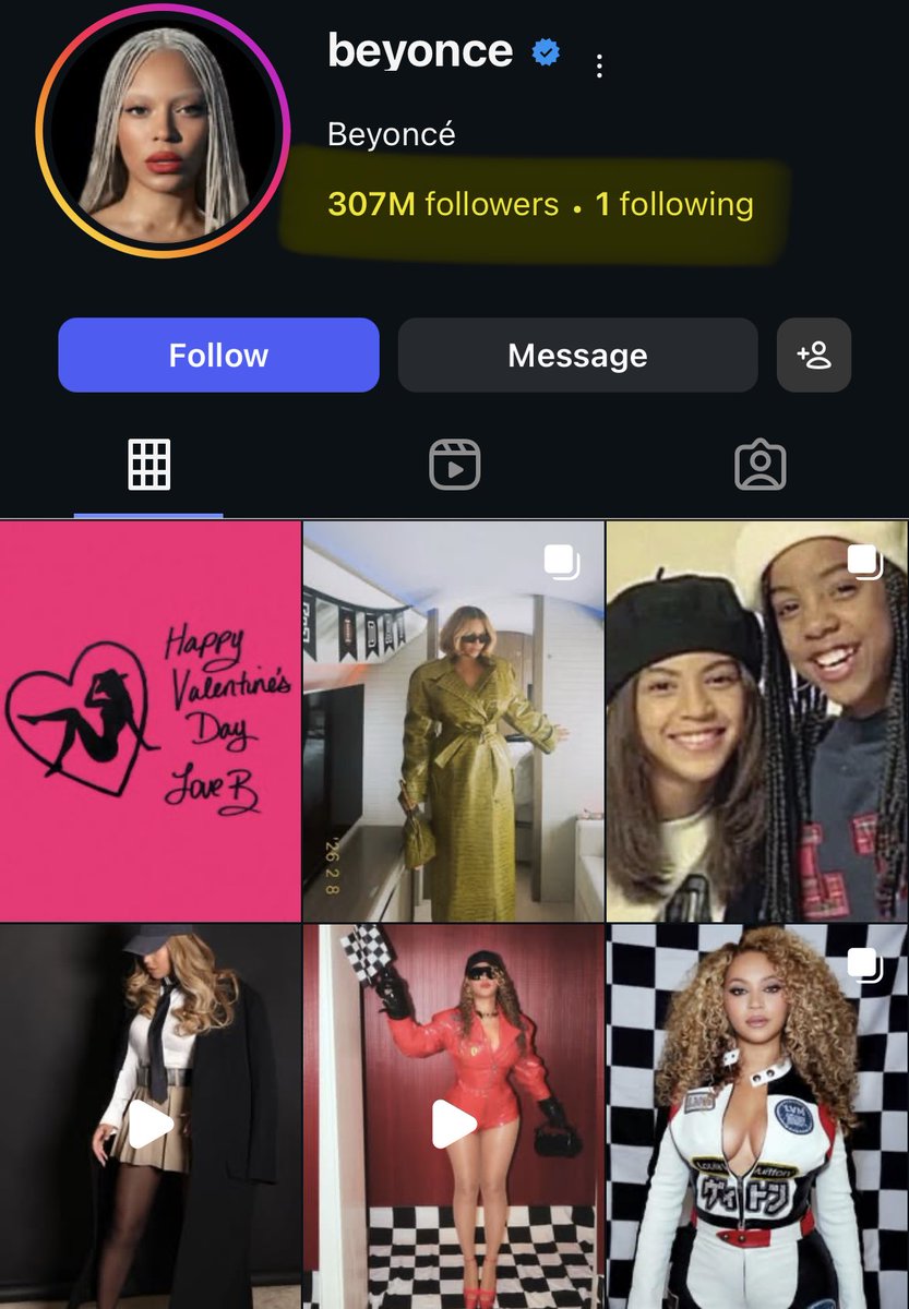 Beyoncé loses 1 MILLION more followers an HOUR after being exposed in the Epstein Files. 😳😳

The American people are waking up