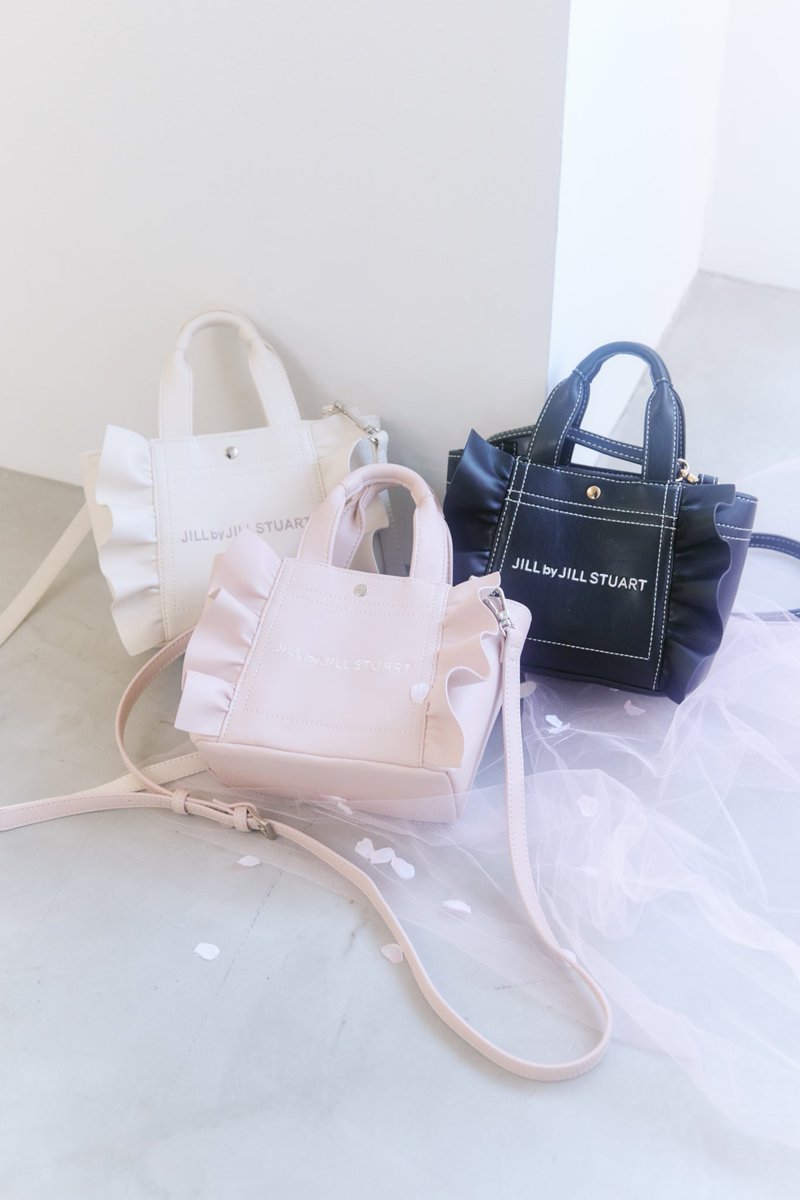 jillbyofficial's tweet photo. 桜ピンクシリーズに
フリルトートミニが登場🌸🫧

待望のホワイト
大人気のブラックと3色展開🪄

詳細はツリーに🔗 https://t.co/I5epzxWsGd