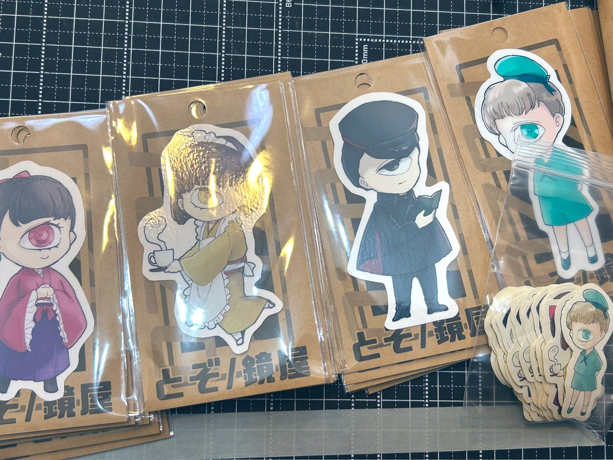 とぞ氏(@t_z_on )おまけステッカー(ミニシール)は右下の小さいやつです