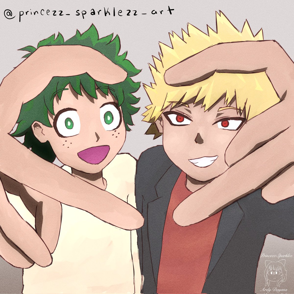 sparklezmagic's tweet photo. Double dates this Valentine's Day. It best when someone holds the camera for you. 

#BKDK #togachako #MyHeroAcademia #BNHA https://t.co/eIQMYbw6fq