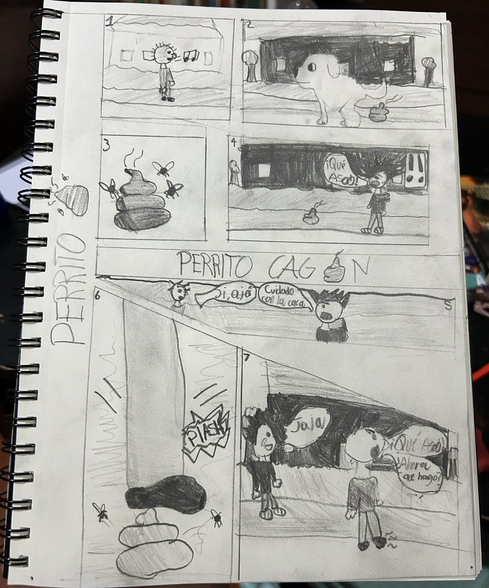 Mi hijo de 11 haciendo algunas caricaturas. Sin duda hay que explotar sus habilidades. 

#dibujoalapiz