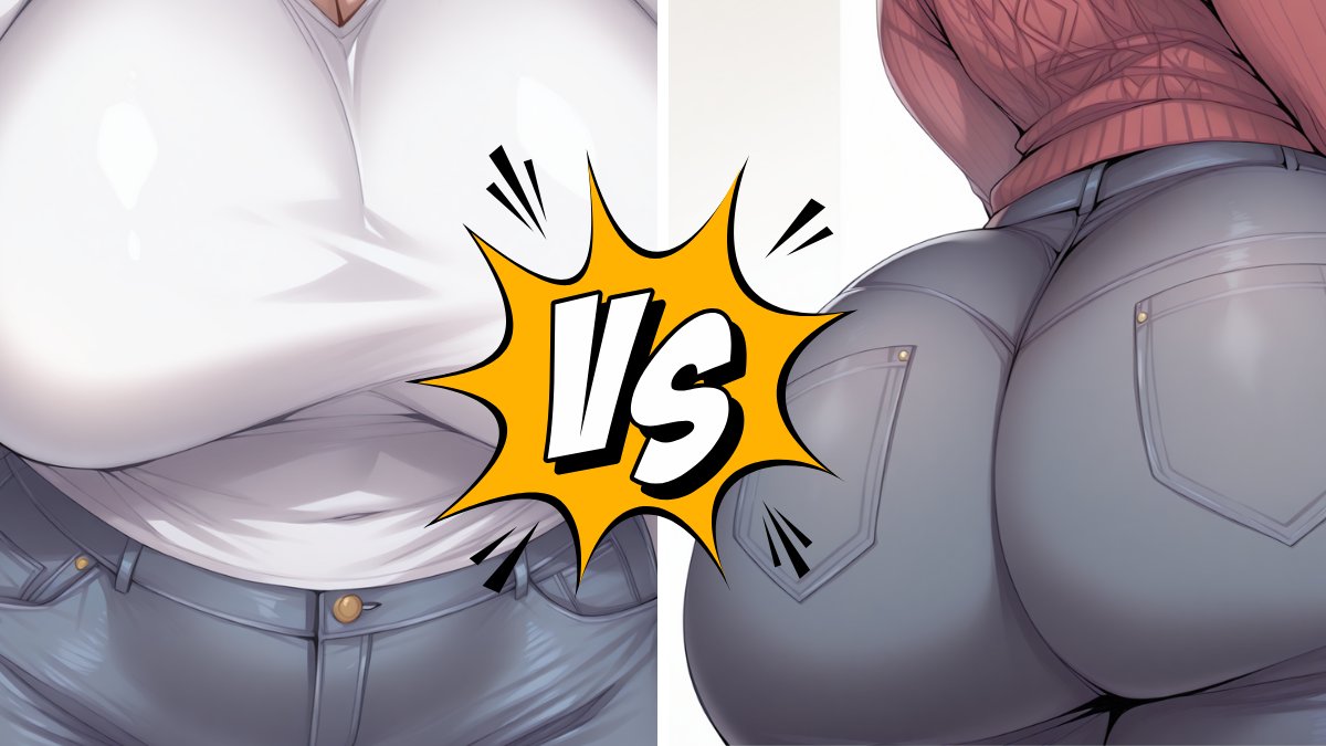 StephanieY47682's tweet image. どっち派？
(1/8)　SFW