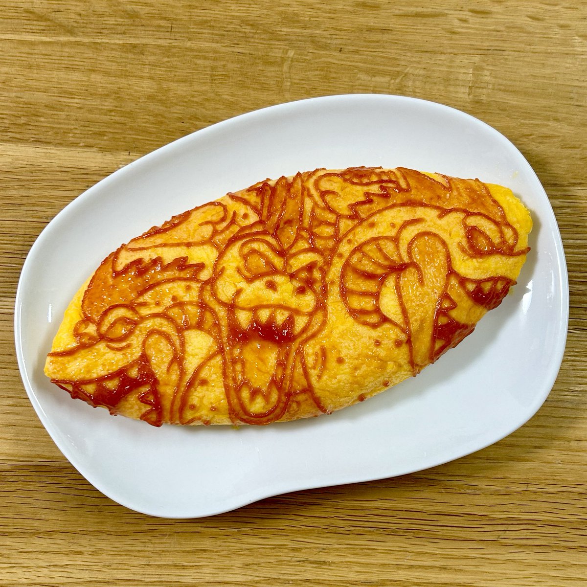 今週のオムレツチャレンジ！ ドラクエ3も38周年！ということで「やまた