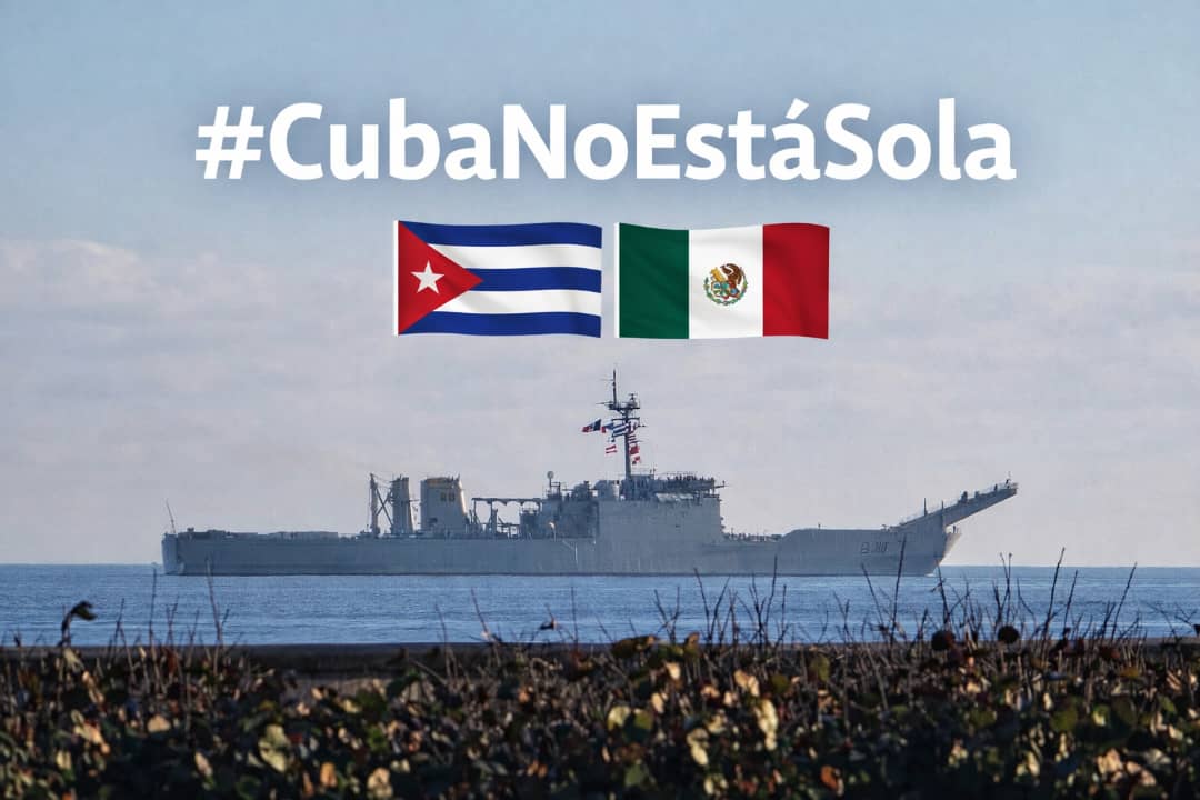 No me cansaré de agradecerle su solidaridad al pueblo de México 🇲🇽🇨🇺
#CubaNoEstáSola 
#UnidosXCuba
#CubaEstáFirme
#TumbaElBloqueo
#DeZurdaTeam