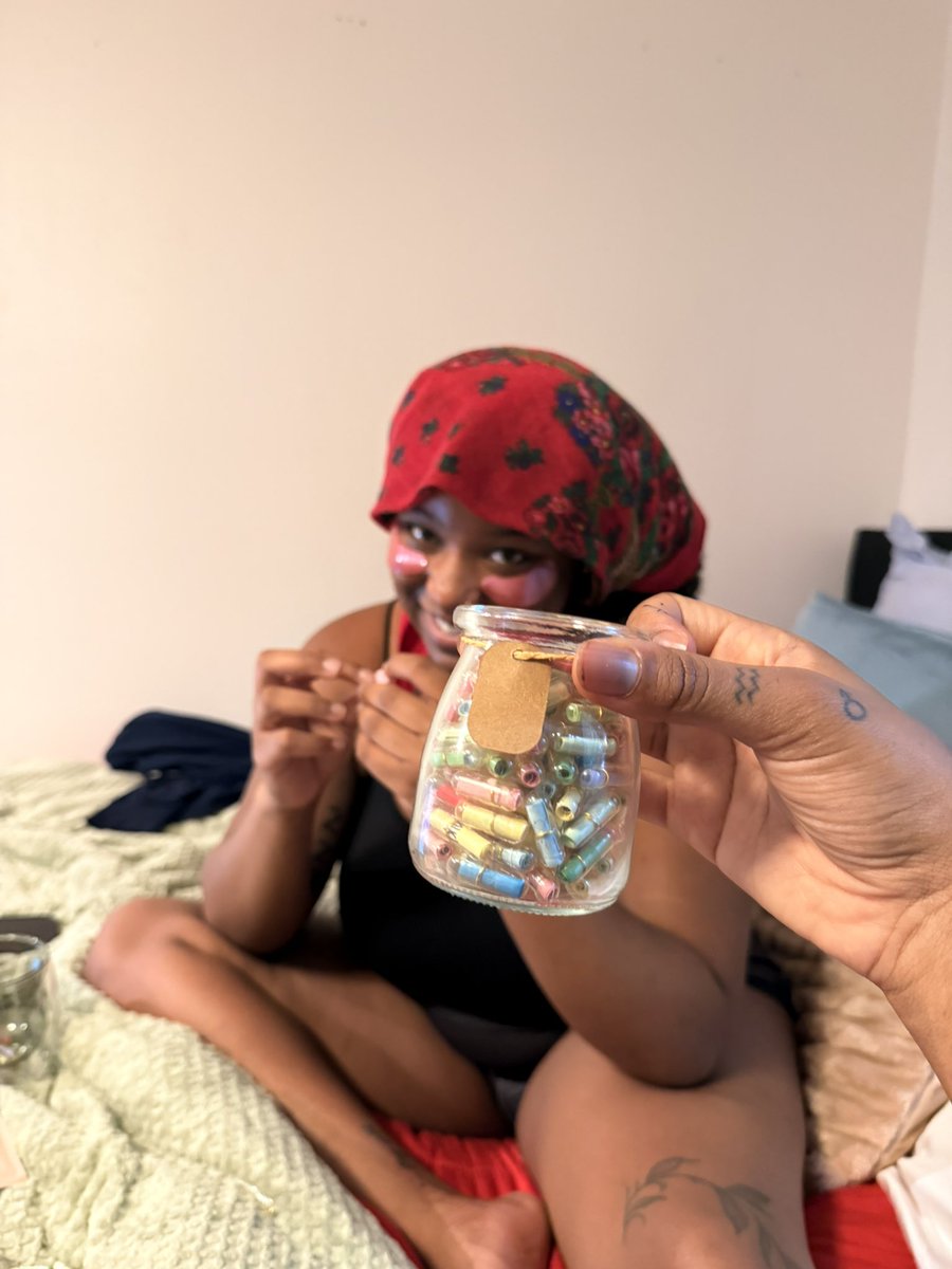 wrote her 130 tiny love letters in capsules