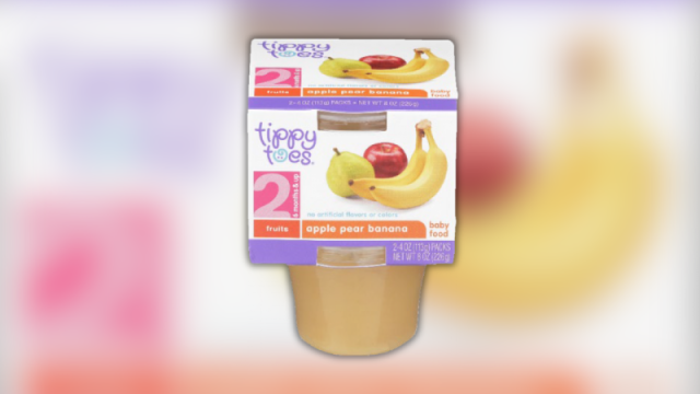 FeorenzoLisa's tweet photo. RECALL: Initiative Foods has issued a recall for its Tippy Toes brand Apple Pear Banana Fruit puree. Tap below for details. https://t.co/QogQazufG0